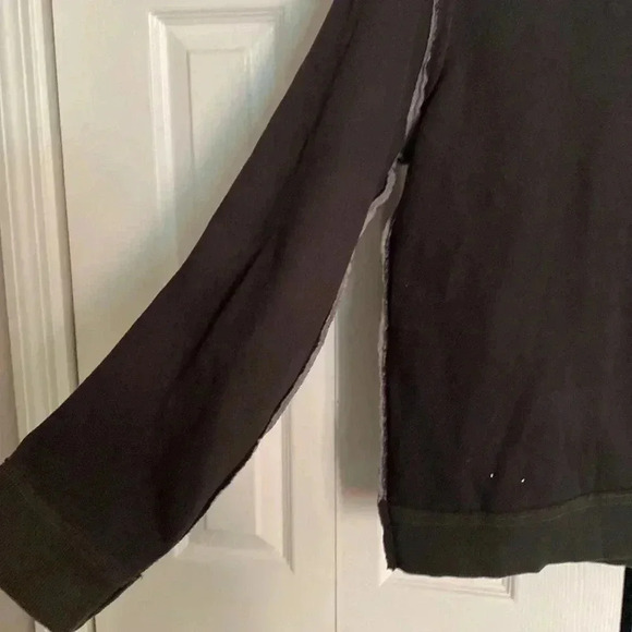 Industry zipper black & gray sweatshirt jacket - Picture 8 of 16